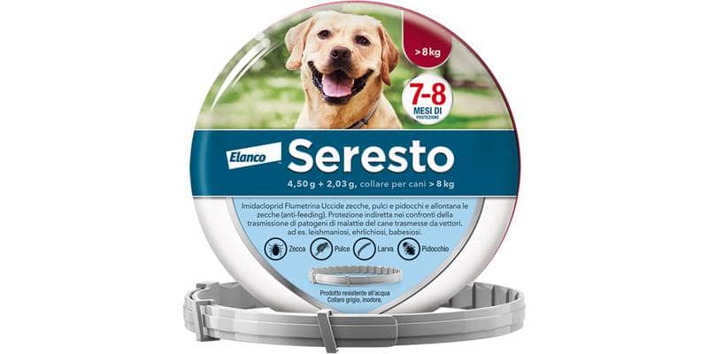 Elanco Seresto, il miglior collare antipulci per cane